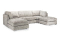 DFS SCS SOFOLOGY U-Shape Sofa In Truffle Full-back Model
