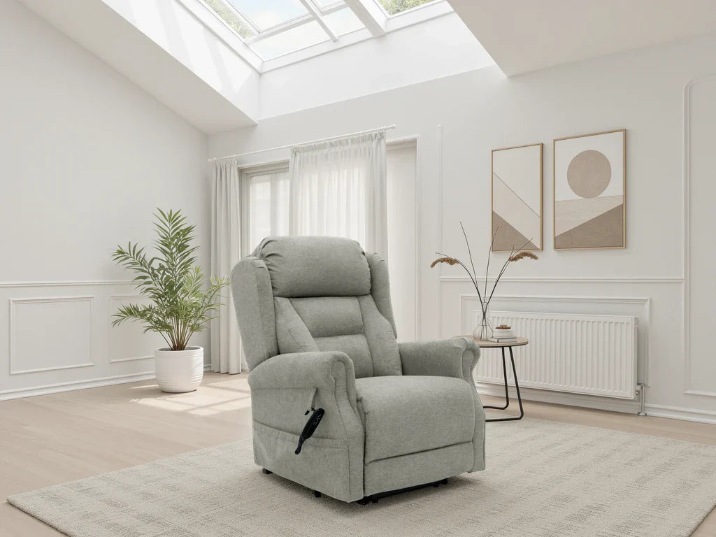 Fairmont Rise and Recline Armchair in Beige
