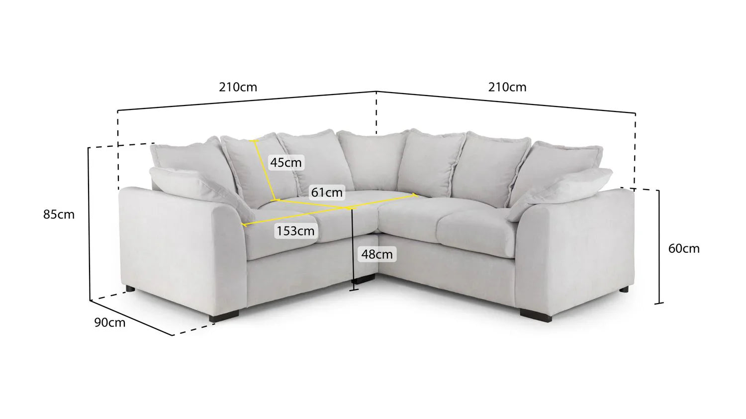 DFS SCS SOFOLOGY Large Corner Sofa In Teal
