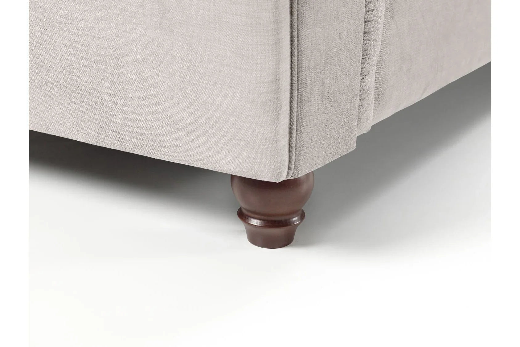 Windsor Footstool in Stone