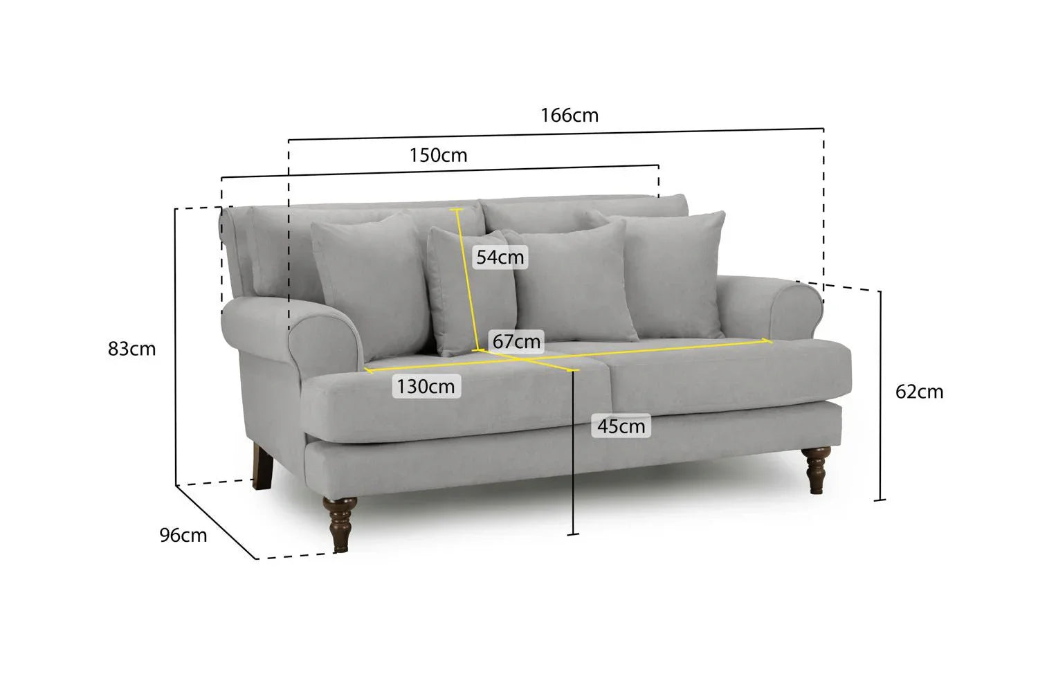 Summer 3+2 Seater Set In Grey