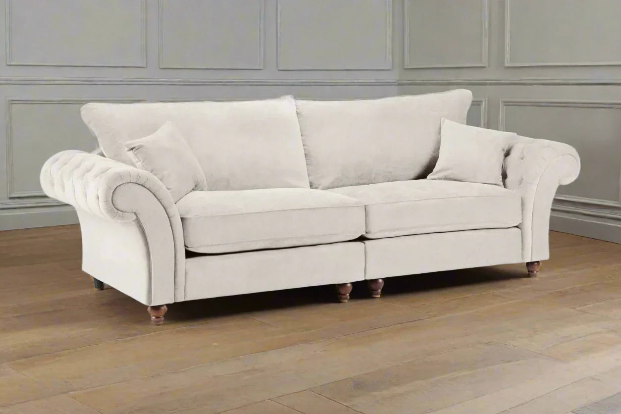 4 Seater Windsor Sofa In Stone Heritage Home UK