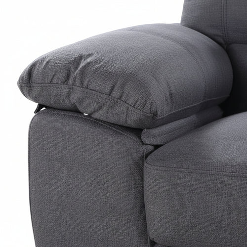 Ash Woven Fabric 2 Seater Sofa