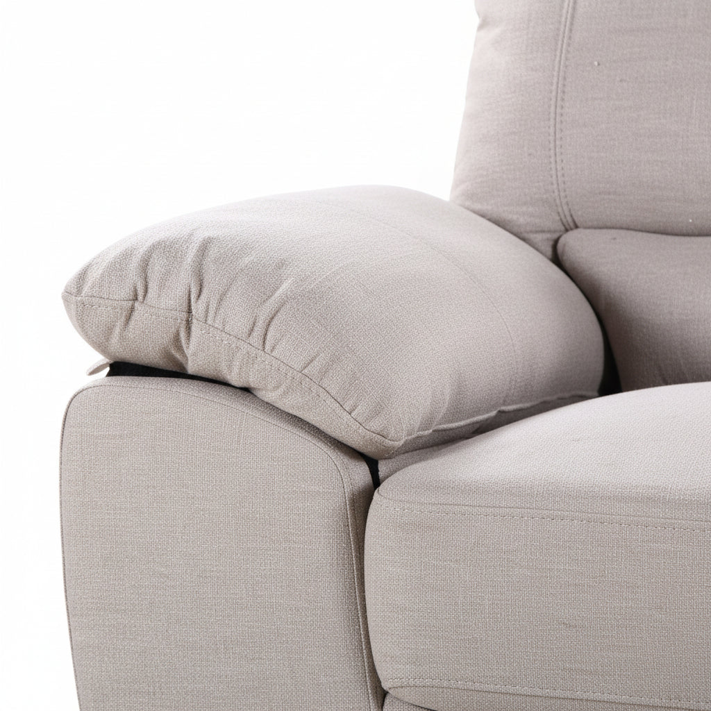Smoke Woven Fabric 2 Seater Sofa