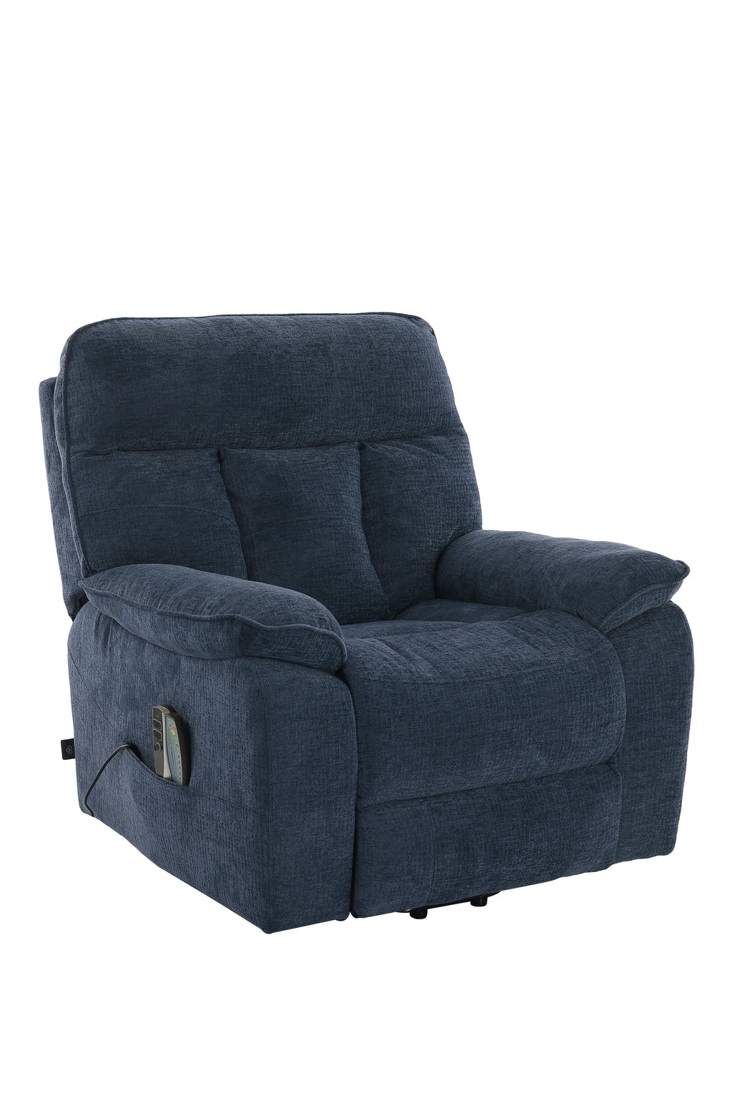 Cornwall Rise and Recline + Massage + Heat Armchair in Blue