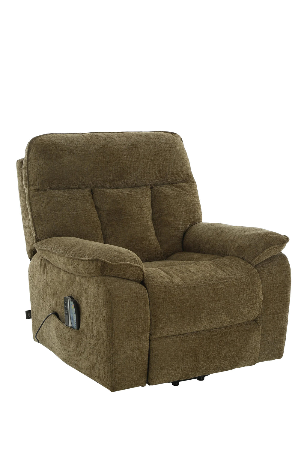 Cornwall Rise and Recline + Massage + Heat Armchair in Brown