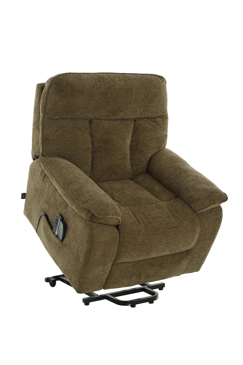 Cornwall Rise and Recline + Massage + Heat Armchair in Brown