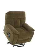Cornwall Rise and Recline + Massage + Heat Armchair in Brown