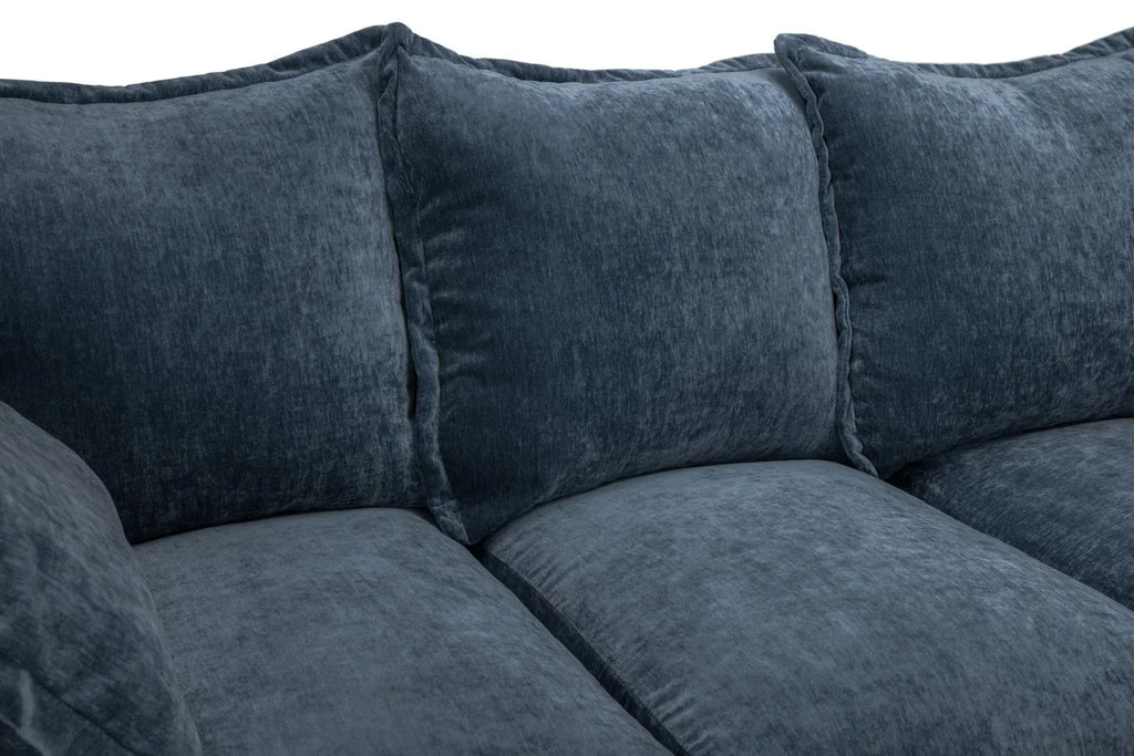 DFS SCS SOFOLOGY Large Corner Sofa In Blue