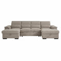 Alaya Sofabed Beige U Shape Corner