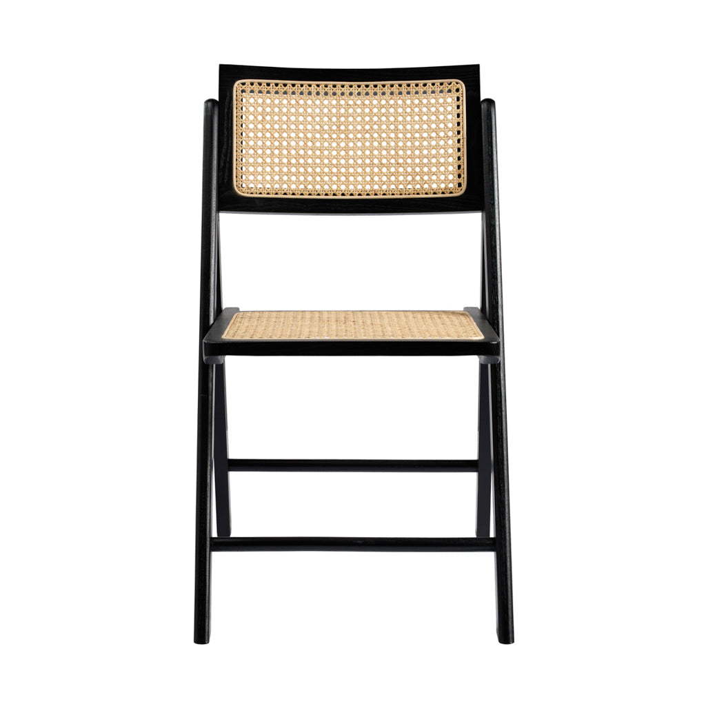 Louie Black Dining Table with 4 Ashton Black Dining Chairs