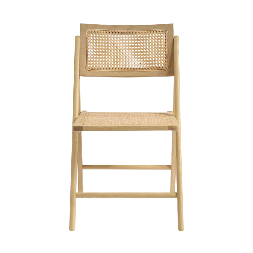 Louie Black Dining Table with 6 Ashton Blonde Dining Chairs