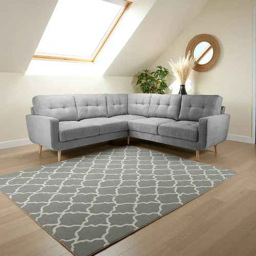 Aurora Large Corner Sofa in Grey
