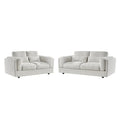 Bari 3+2 Sofa Set in Light Beige
