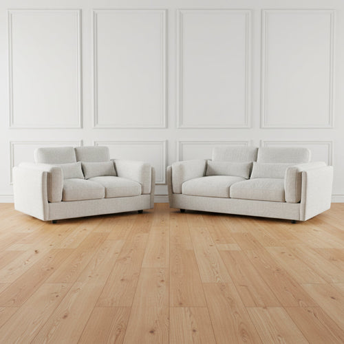 Bari 3+2 Sofa Set in Light Beige