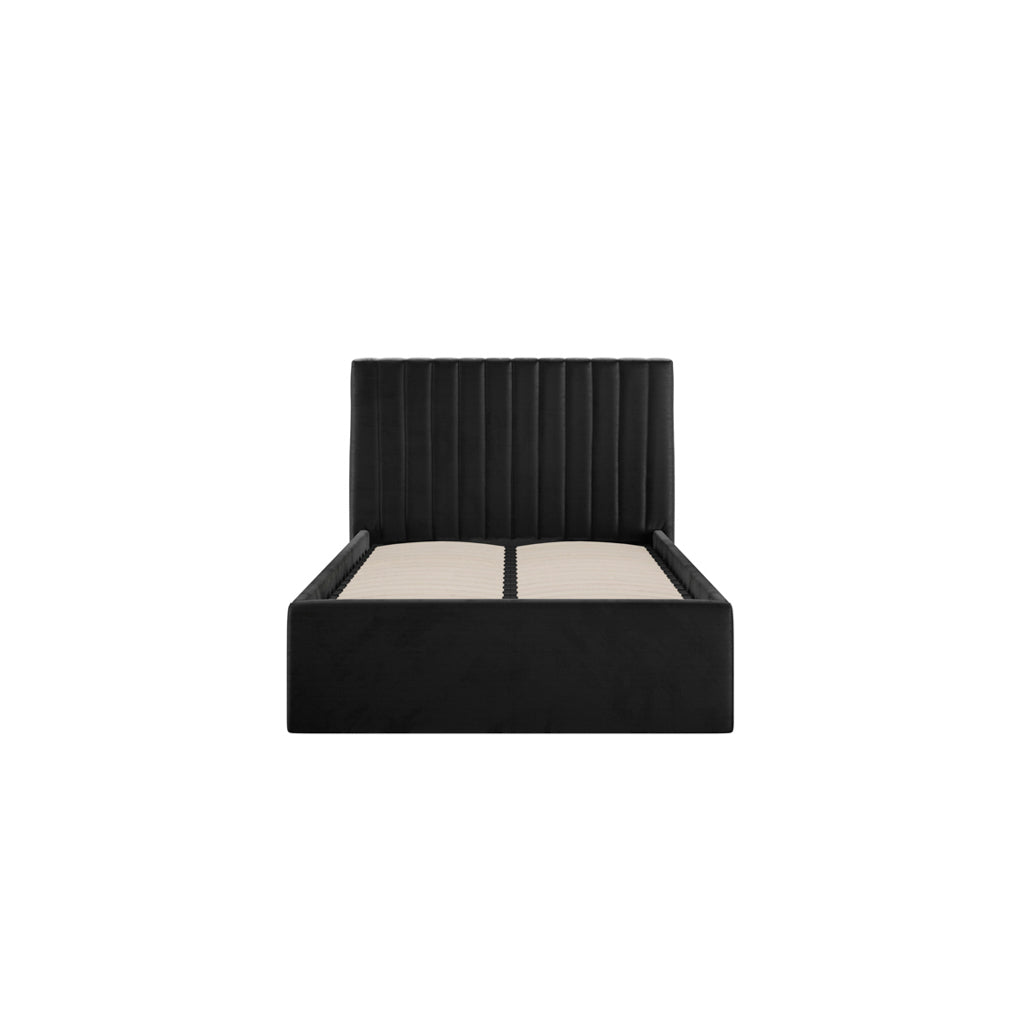 Berlin Black Ottoman Bed In Single
