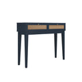 Blue & Rattan Dressing Table