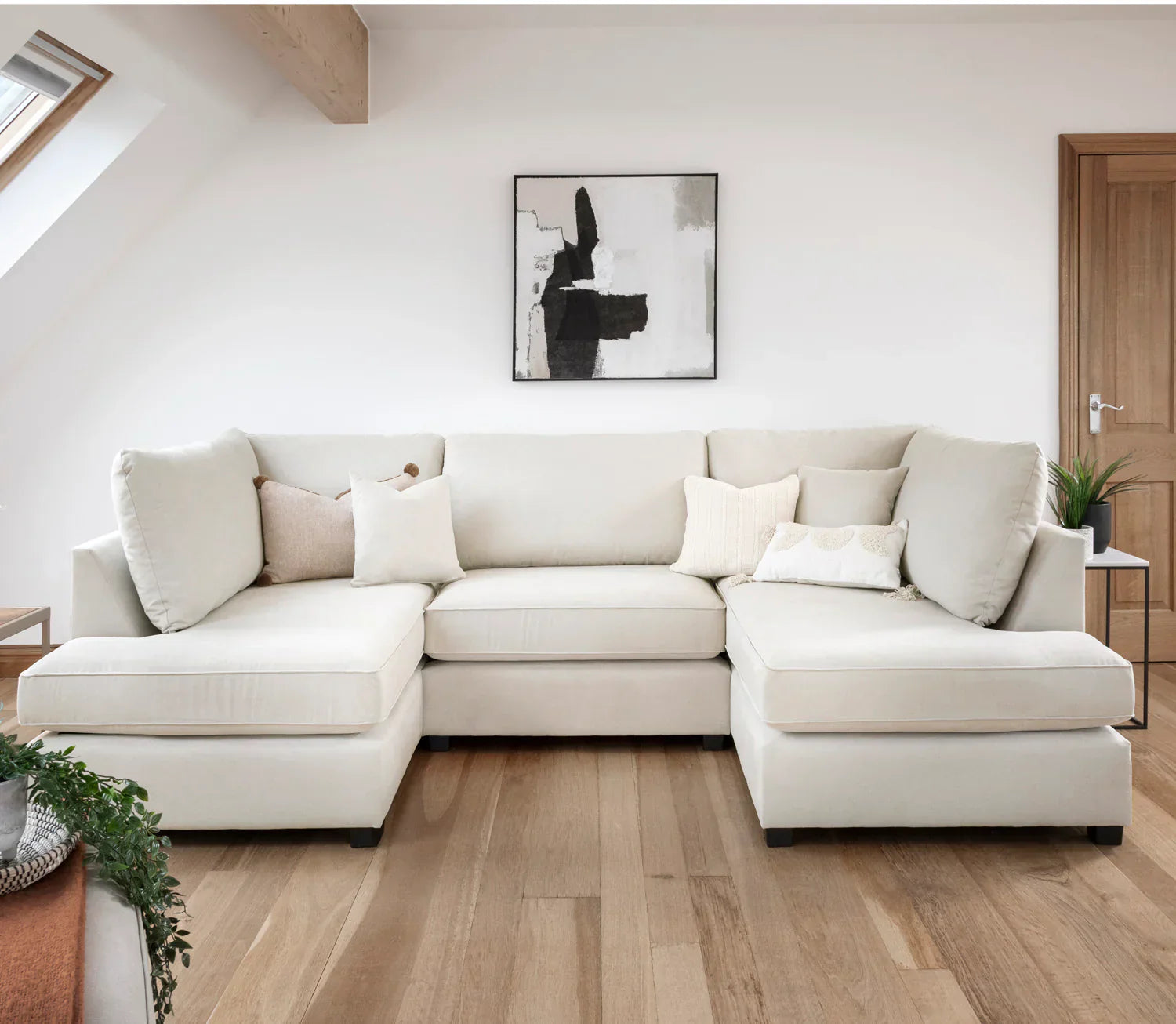 Carnaby Cinema Style U-shape Sofa (3 COLOUR CHOICES)