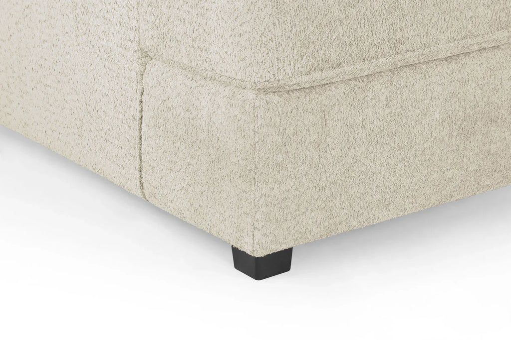 Carnaby Cinema U-Shape Sofa In Boucle Beige