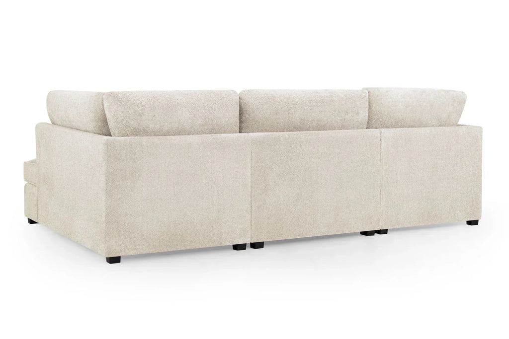 Carnaby Cinema U-Shape Sofa In Boucle Beige