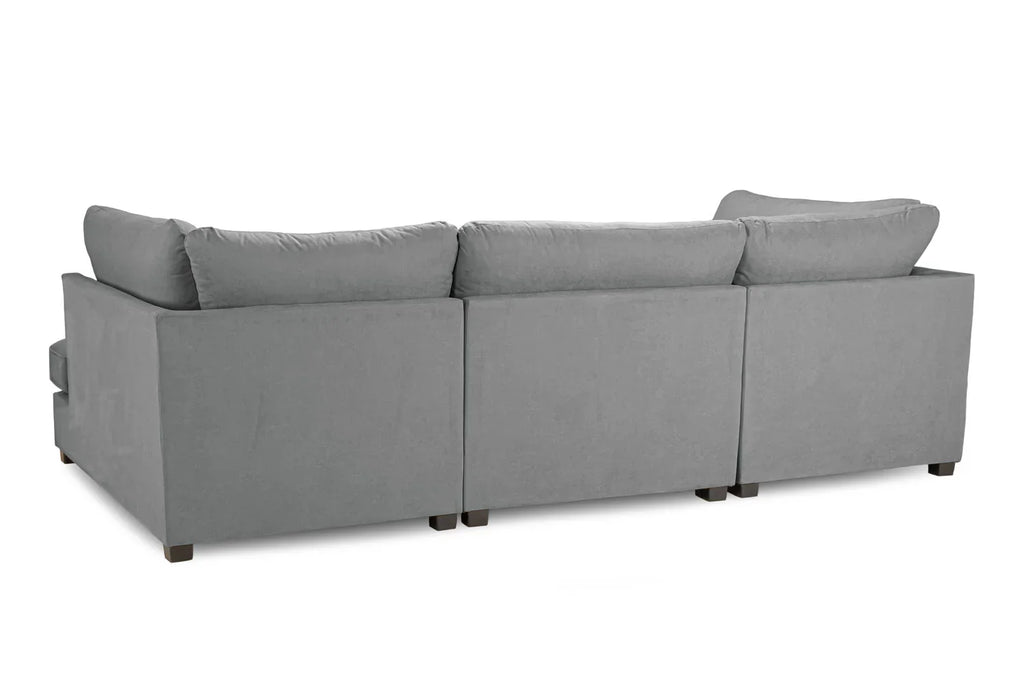 Carnaby Cinema U-Shape Sofa In Grey