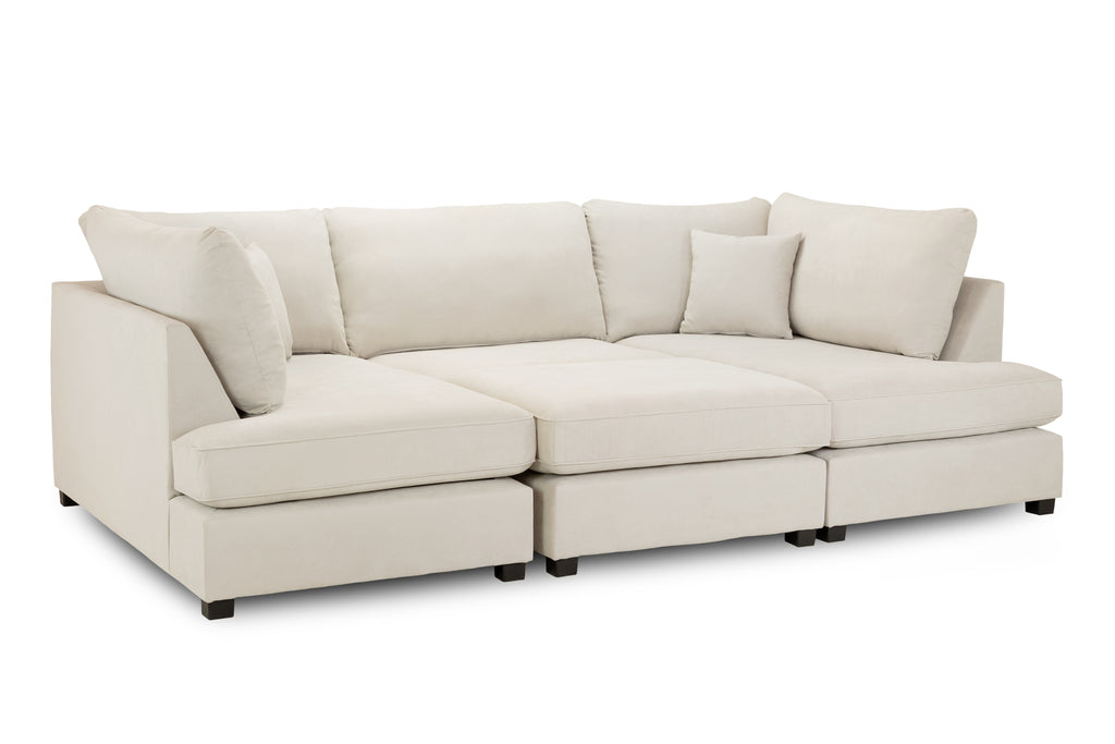 Carnaby Cinema Style U-shape Sofa (3 COLOUR CHOICES)