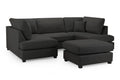 Carnaby Cinema U-Shape Sofa In Black