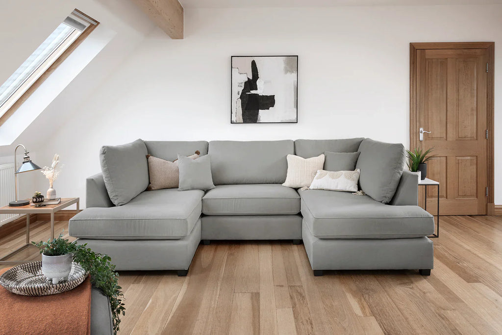 Carnaby Cinema Style U-shape Sofa (3 COLOUR CHOICES)