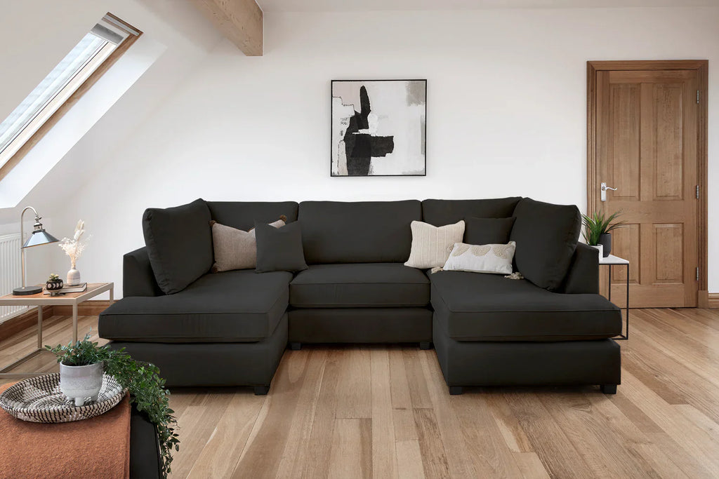 Carnaby Cinema Style U-shape Sofa (3 COLOUR CHOICES)
