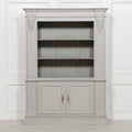 Large Grey Open Bookcase