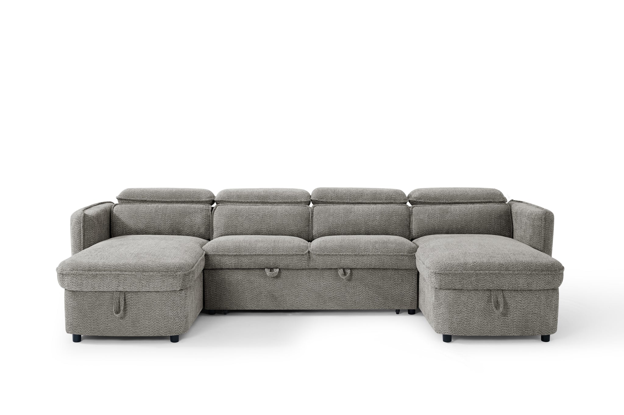 Capri U Shape Sofabed in Grey