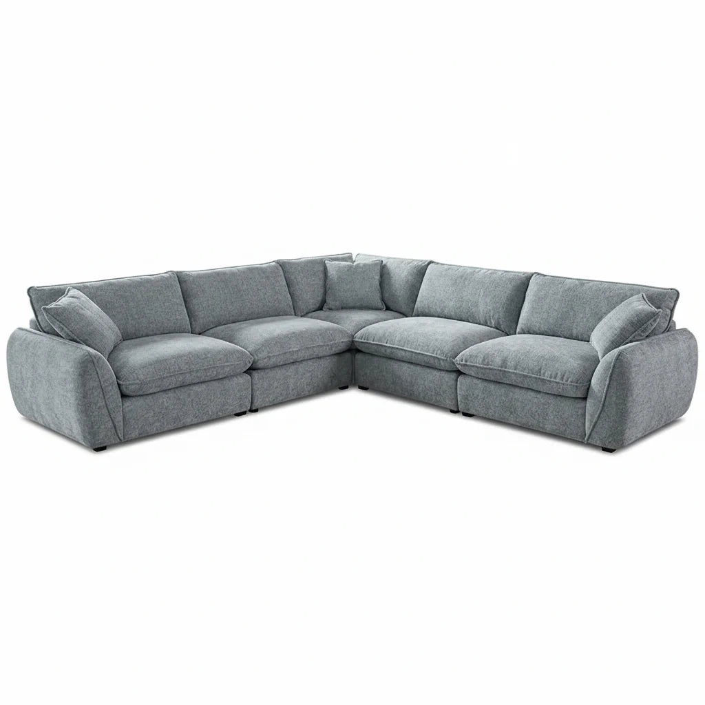 Harry Christian Home Beverley Large Corner Sofa In Grey