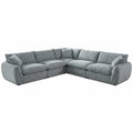 Harry Christian Home Beverley Large Corner Sofa In Grey