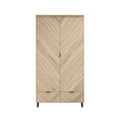 Harry Christian Home Chevron Double Wardrobe