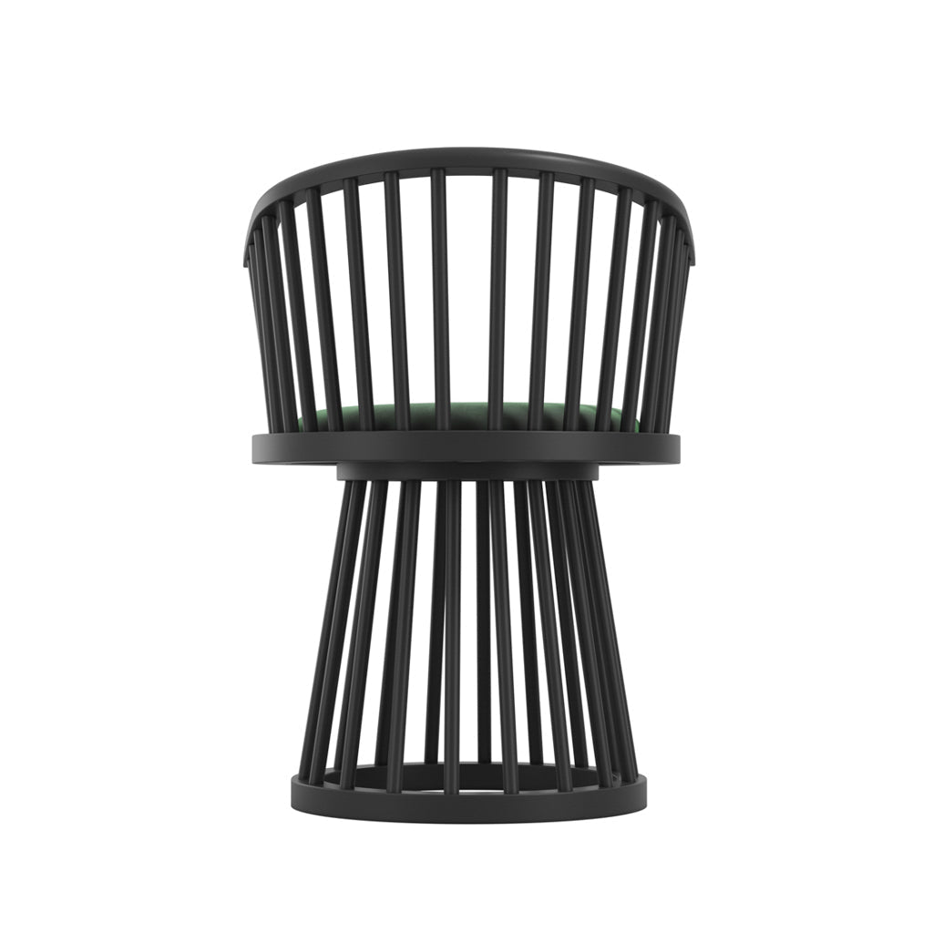 Harry Christian Home Halston Statement Forest Green Dining Chair