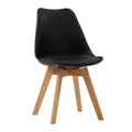 Harry Christian Home Pair Of Essential Black Dining Chairs