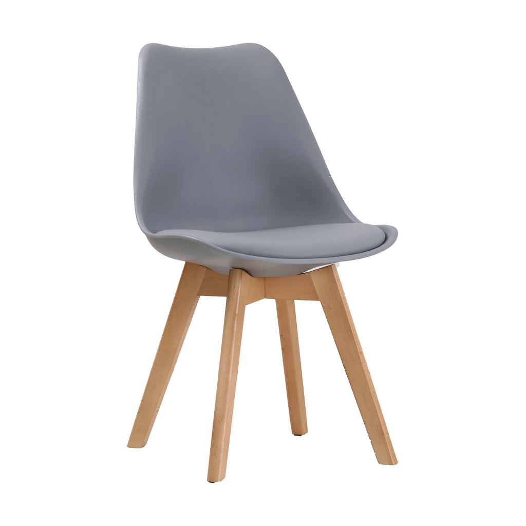 Harry Christian Home Pair Of Essential Grey Dining Chairs