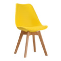 Harry Christian Home Pair Of Essential Yellow Dining Chairs