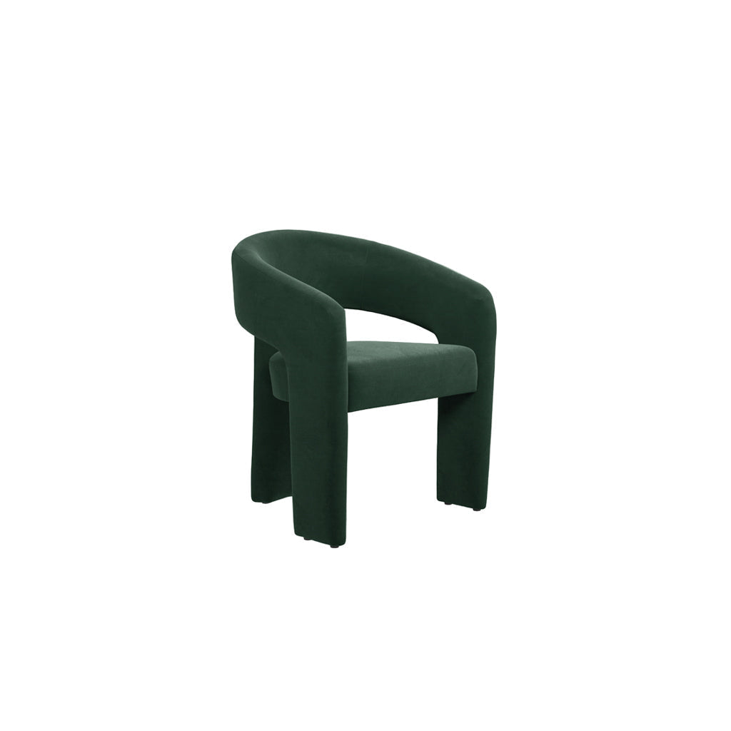 Harry Christian Home Statement Dining Chair In Forest Green 