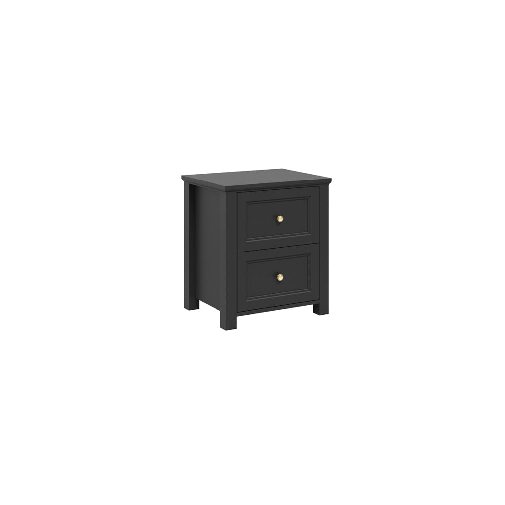 Shaker Style Bedroom Furniture Set in Black