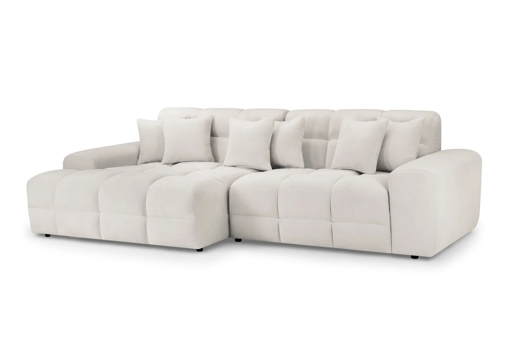 Jacob Left Hand Corner Sofa In Beige