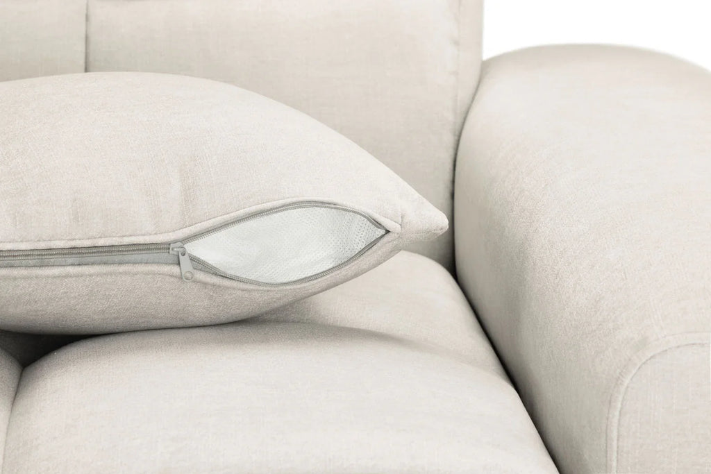 Jacob Left Hand Corner Sofa In Beige