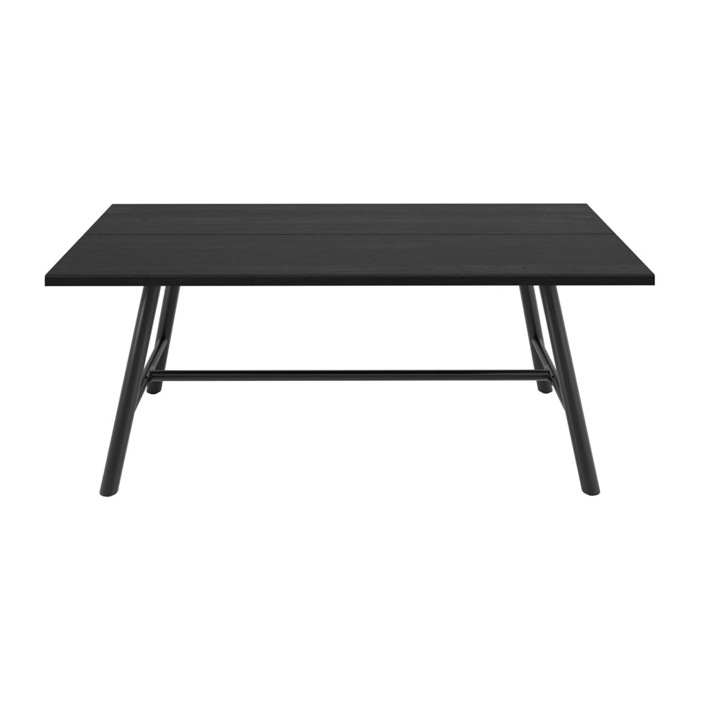 Louie Black Dining Table with 4 Ashton Black Dining Chairs