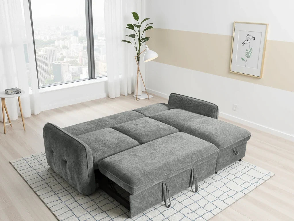 Moscow Sofabed Grey Universal Corner