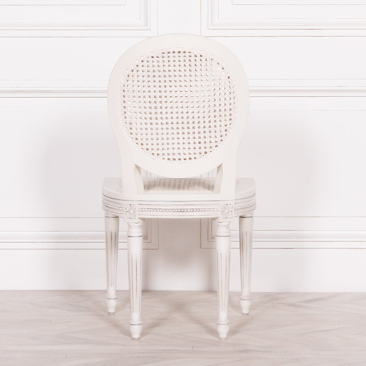 Off White Chateau Rattan Dining Chair
