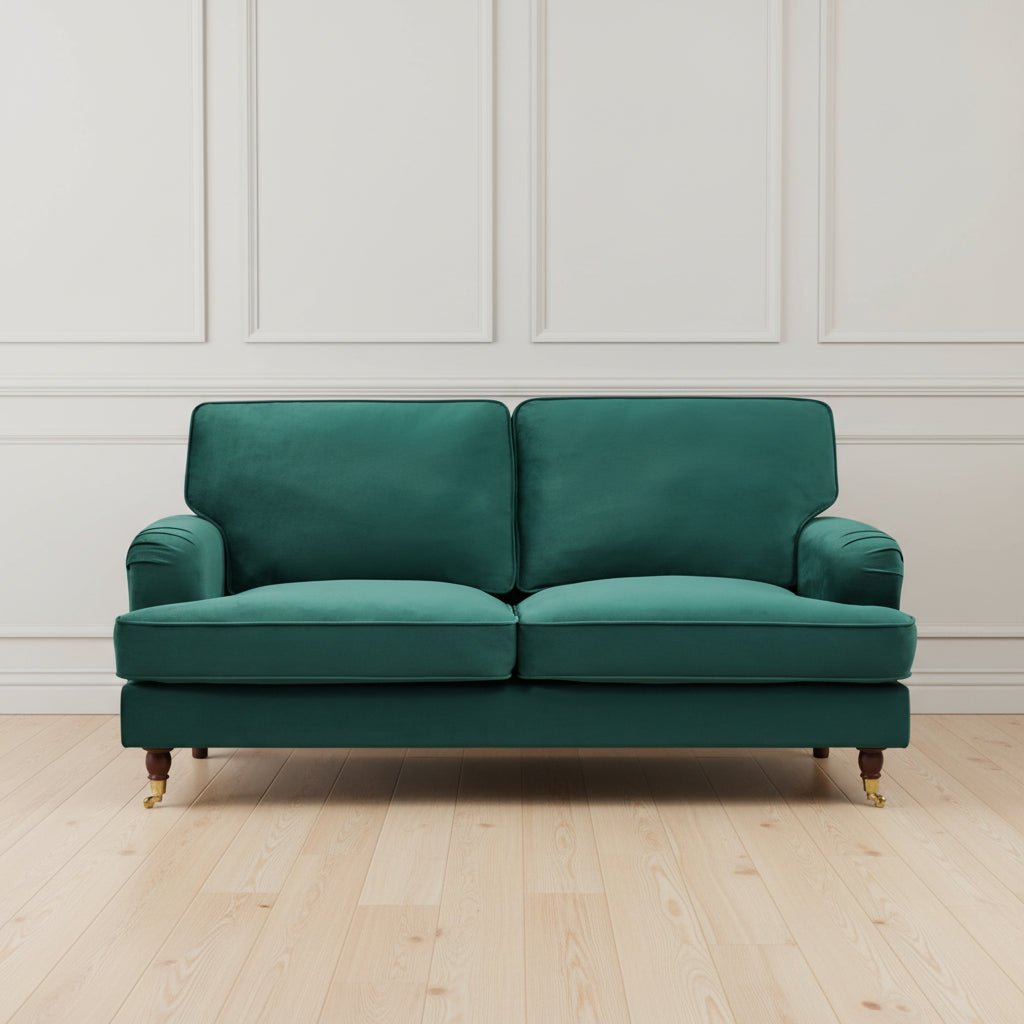 2 Seater Sofa in Forest Green