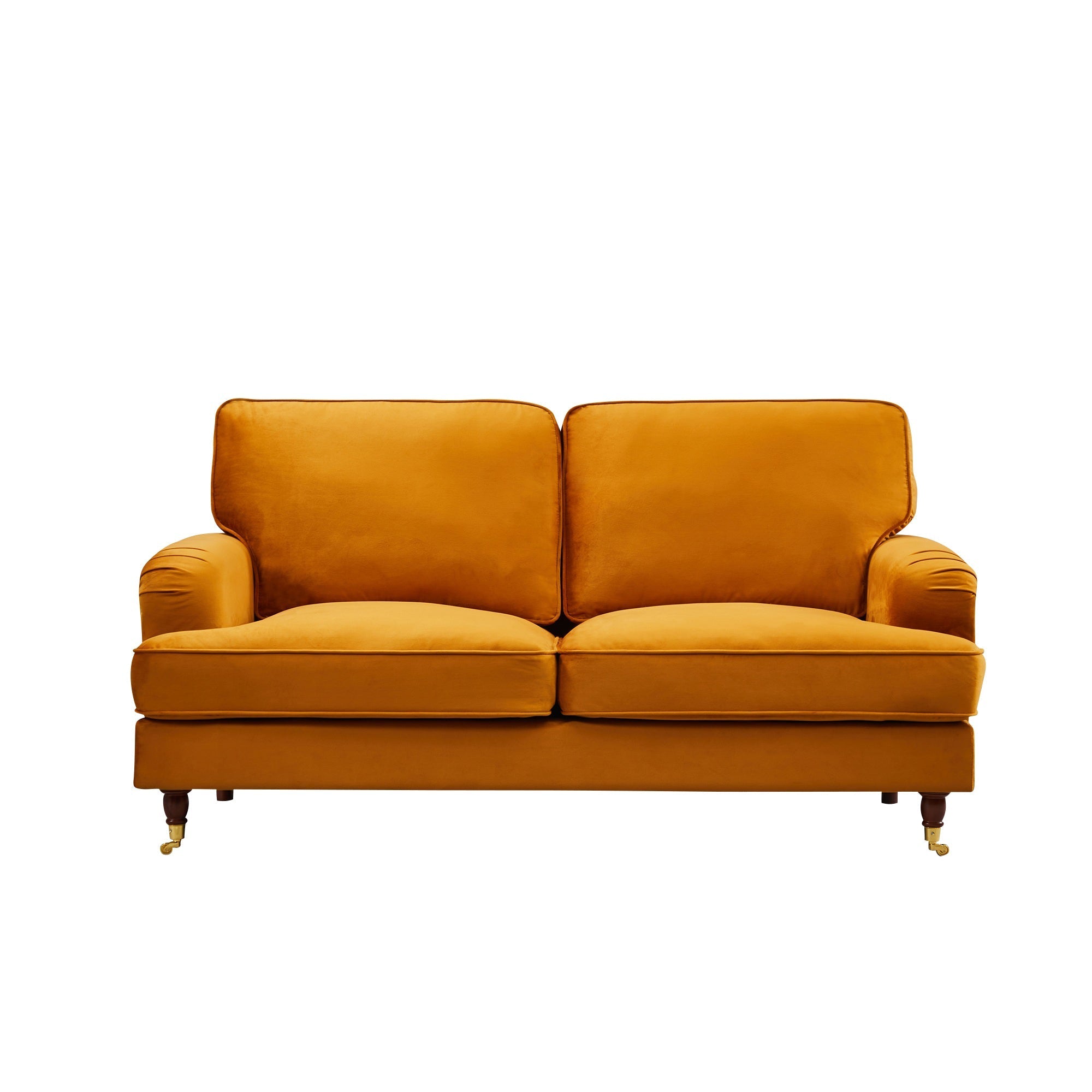 2 Seater Sofa in Burnt Orange