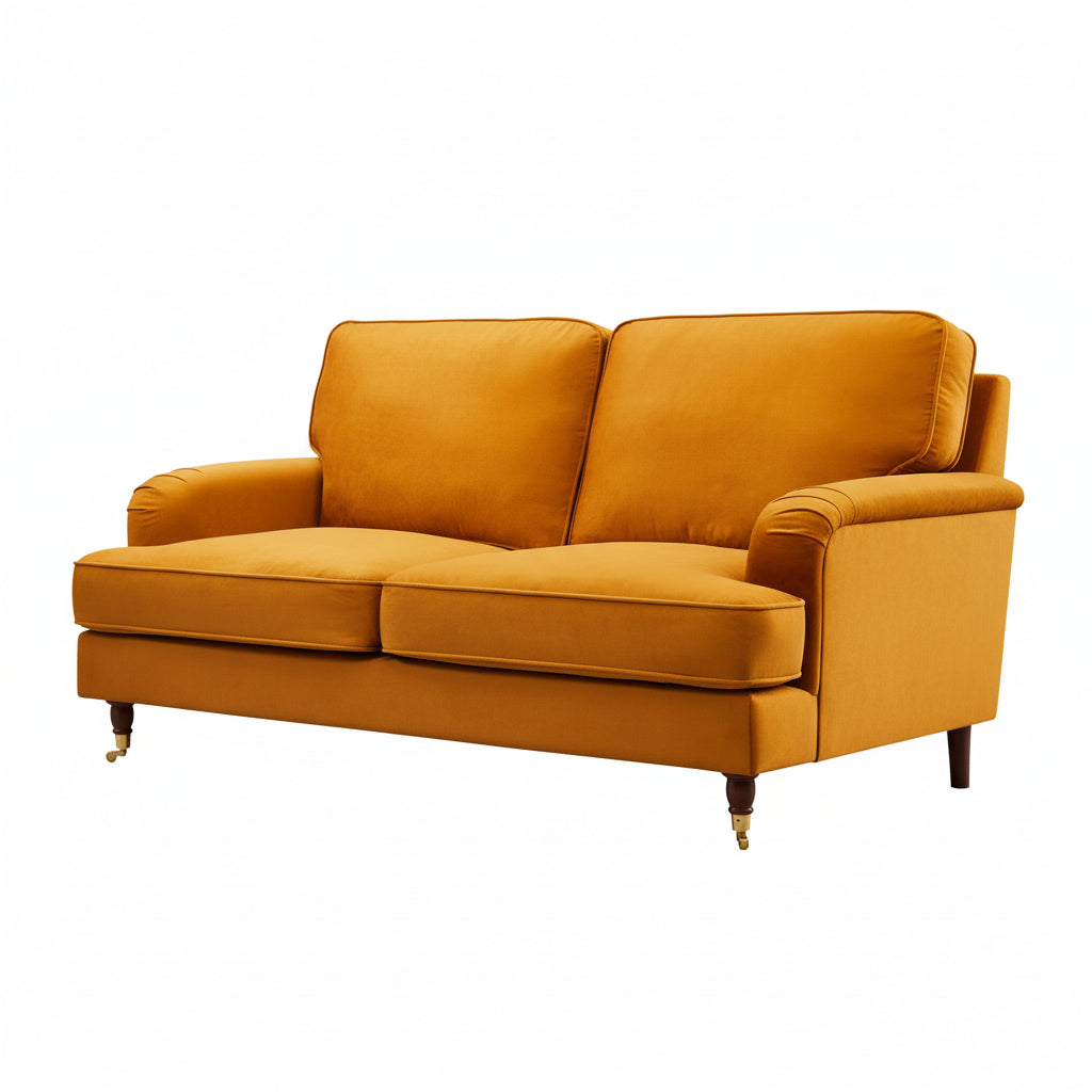 2 Seater Sofa in Burnt Orange