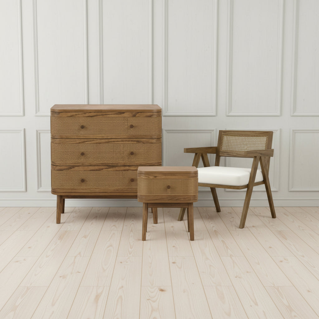 Smoked Chest Of Drawers