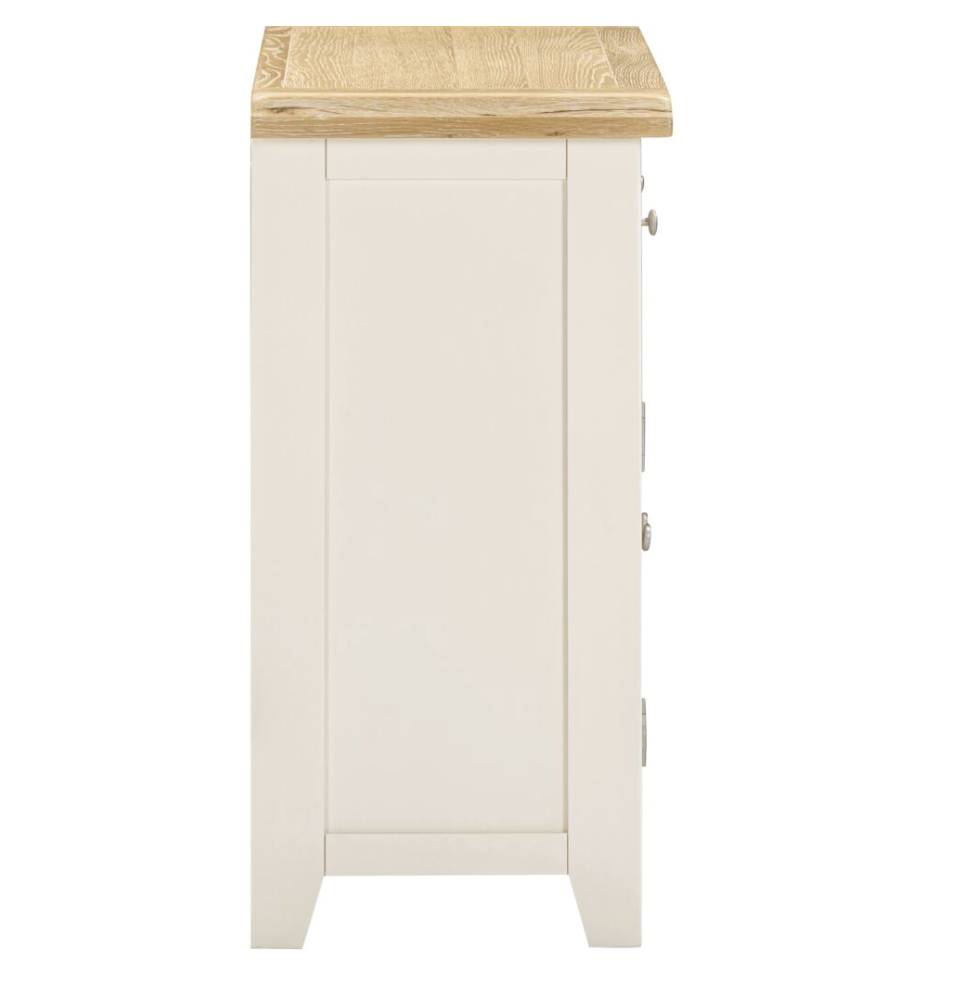3 Piece Ivory & Oak Living Room Furniture Set